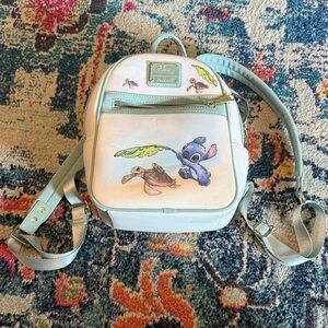 Loungefly Mint Stitch & Friends Mini Backpack